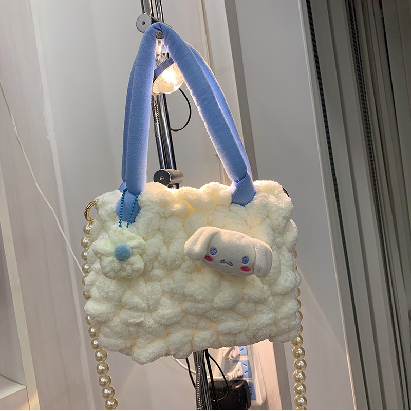 玉桂狗棉花糖云朵包diy