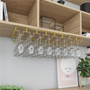 红酒杯架子倒挂酒杯架悬挂高脚杯架家用酒柜装 饰架收纳架轻奢高档