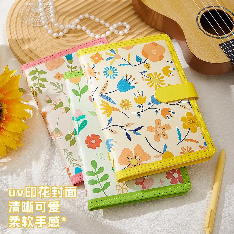 花卉封面笔记本子大学生考研