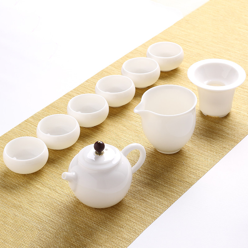瓷昱轩德化白瓷茶具泡茶壶盖碗茶杯整套羊脂玉瓷功夫茶具简约茶壶在类目 餐饮具, 茶具, 功夫茶具中 - 来自Buy2taobao.com提供专业的淘宝代购服务