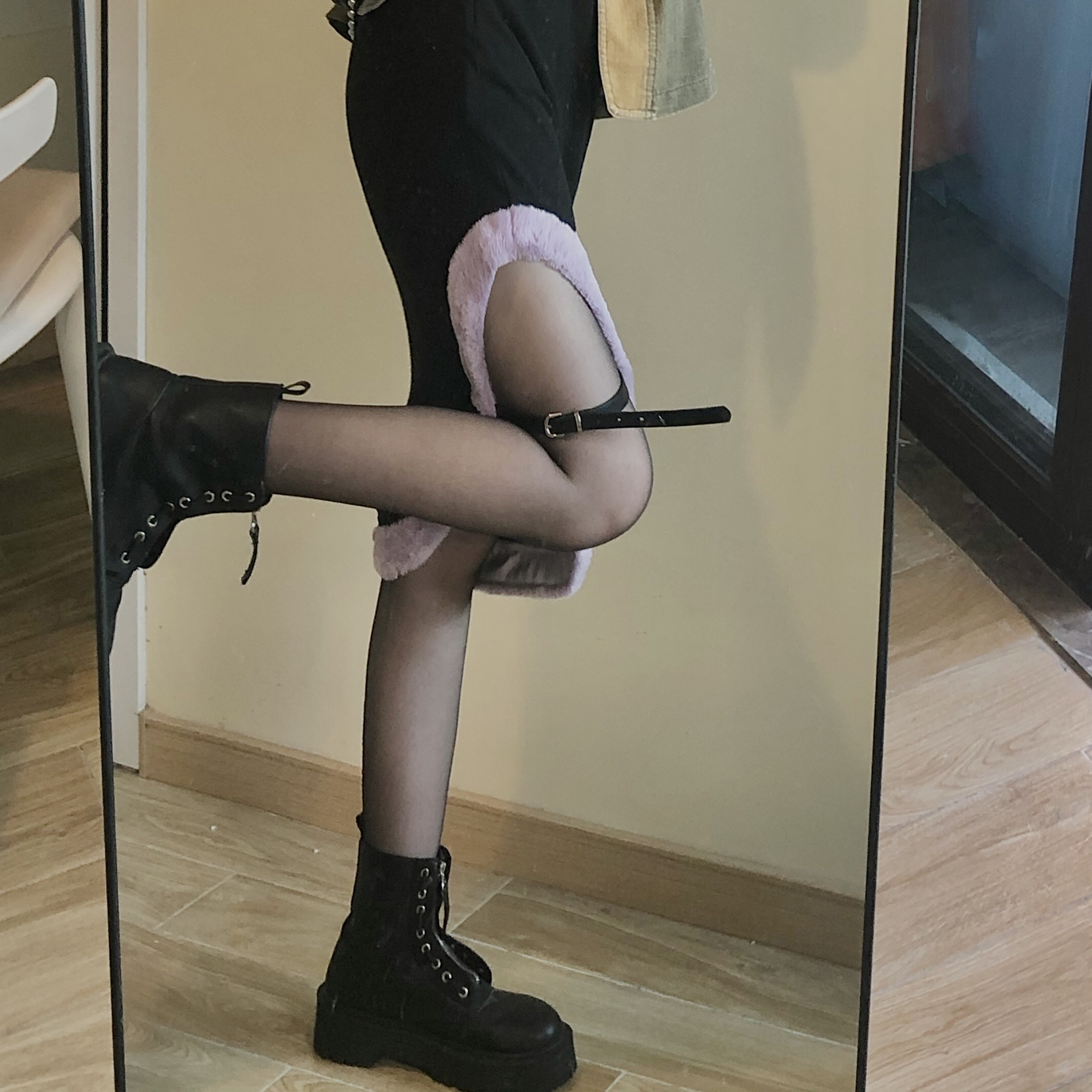 ffcheer同款黑丝袜日系jk制服