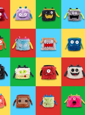 官方正品|8B+ 8bplus攀岩装备野攀成人儿童通用抱石镁粉袋现货