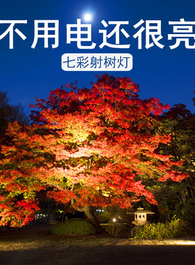 朋科太阳能照树灯户外防水树木园林绿化庭院花园树下插地景观射灯