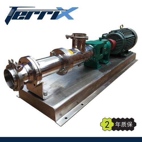 卫生级螺杆泵不锈钢螺杆泵浓浆污泥输送螺杆泵G型杆泵304材质