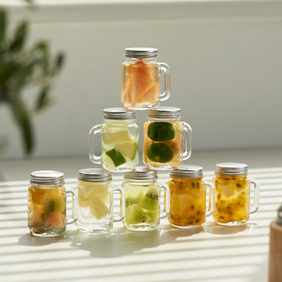 肆月迷你密封罐小玻璃罐泡酒专用果酒瓶空瓶果酱青梅杨梅酒分装罐
