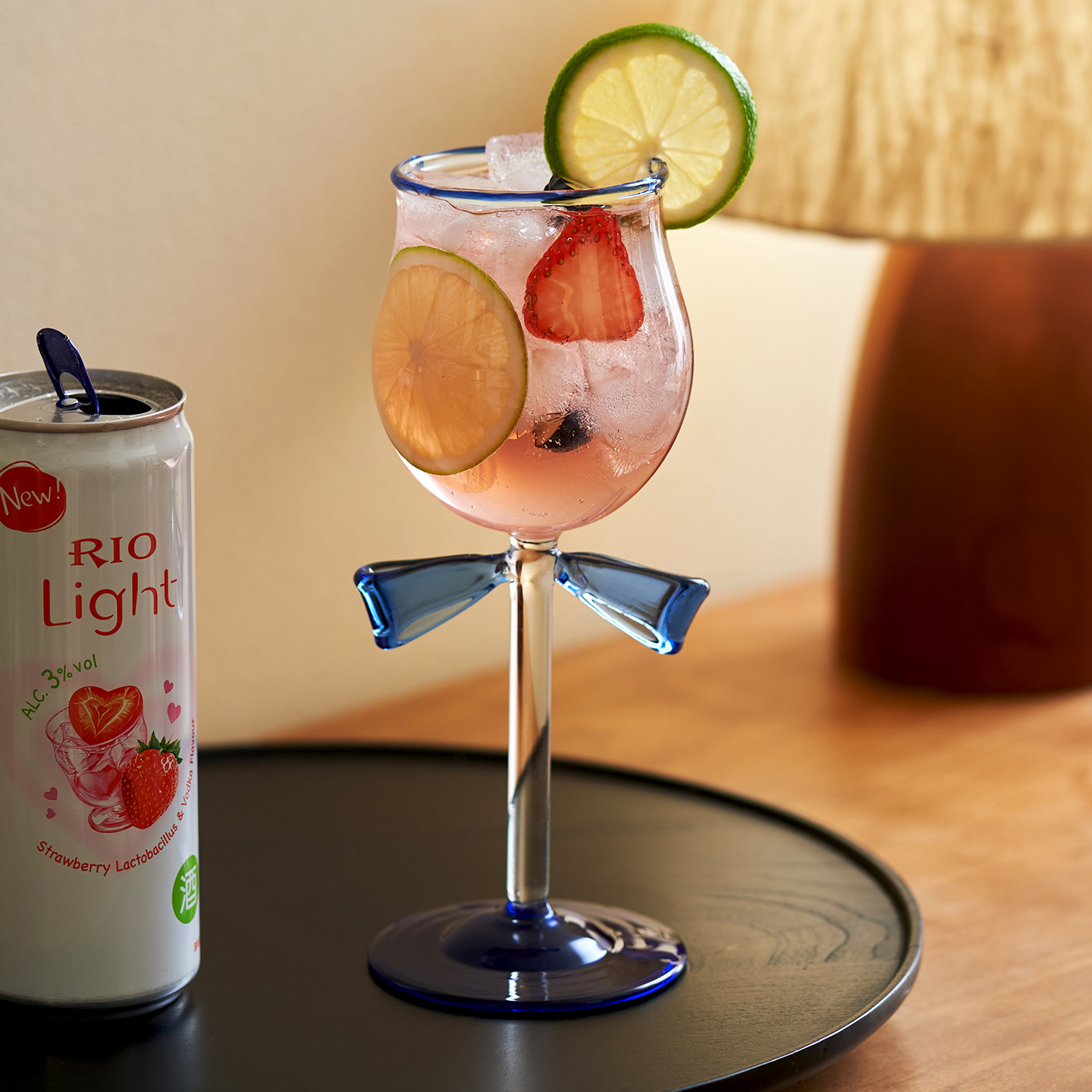 肆月高脚红酒杯酒杯套装礼盒2个一对轻奢高档鸡尾酒杯高颜值创意