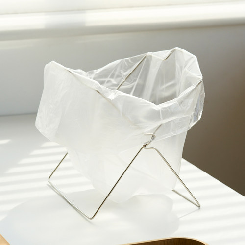 【可折叠垃圾桶】不锈钢抹布架