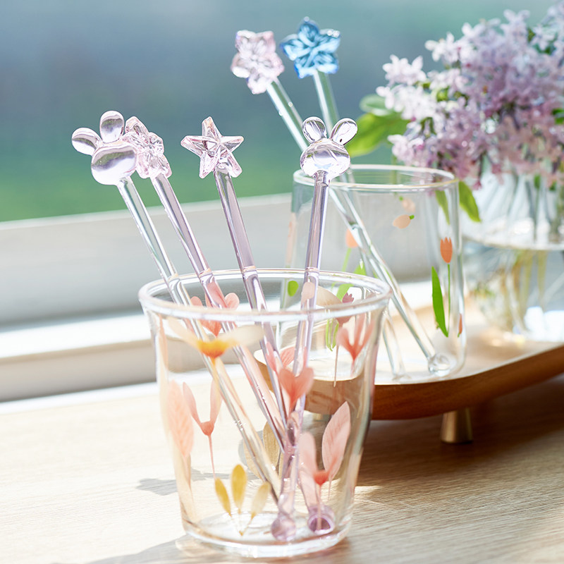 肆月仙女棒咖啡搅拌棒奶粉搅拌棒玻璃饮品奶茶热饮长柄搅拌棒家用,餐饮具,咖啡勺,淘宝优惠券,粉丝福利购,淘宝优惠卷