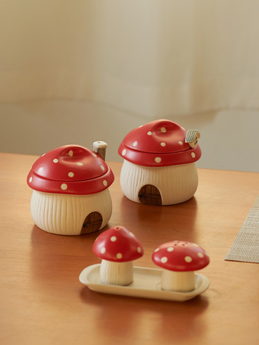 四悦调味盒家用厨房调味罐盐罐味精胡椒调味盒密封调味瓶罐