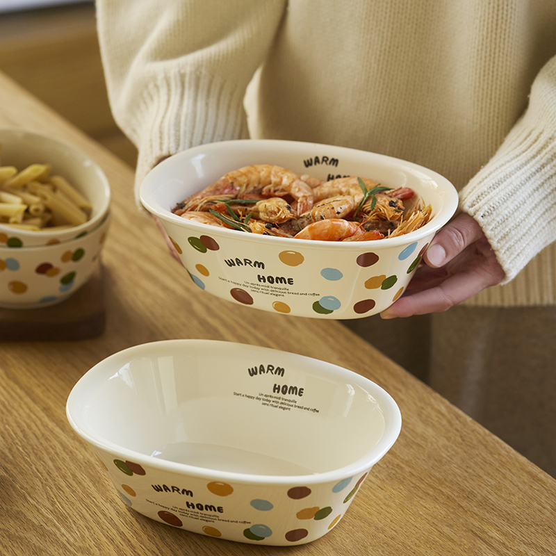 肆月好看陶瓷早餐酸奶燕麦碗精致