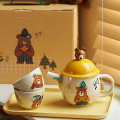 肆月乔迁新居实用型茶壶创意礼盒礼品套组送闺蜜结婚送新人高颜值