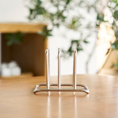 肆月锅盖菜板放置架子砧板台面放置器厨房专用置物架案板不锈钢架