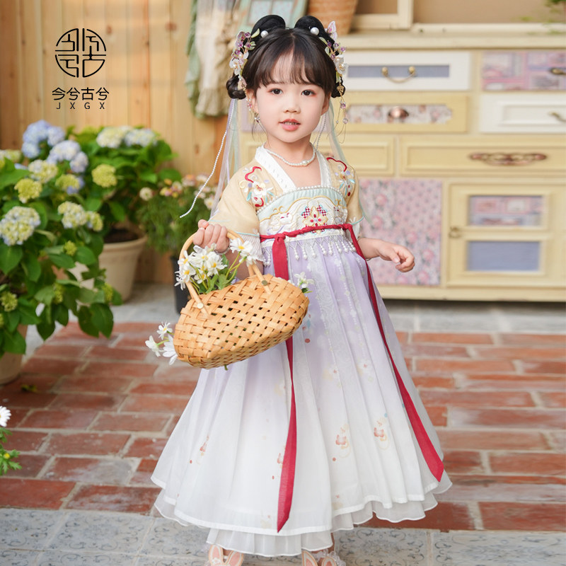 高档今兮古兮女童汉服夏