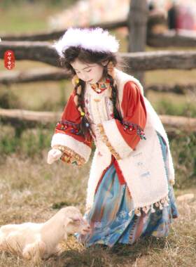 高档今兮古兮女童汉服冬