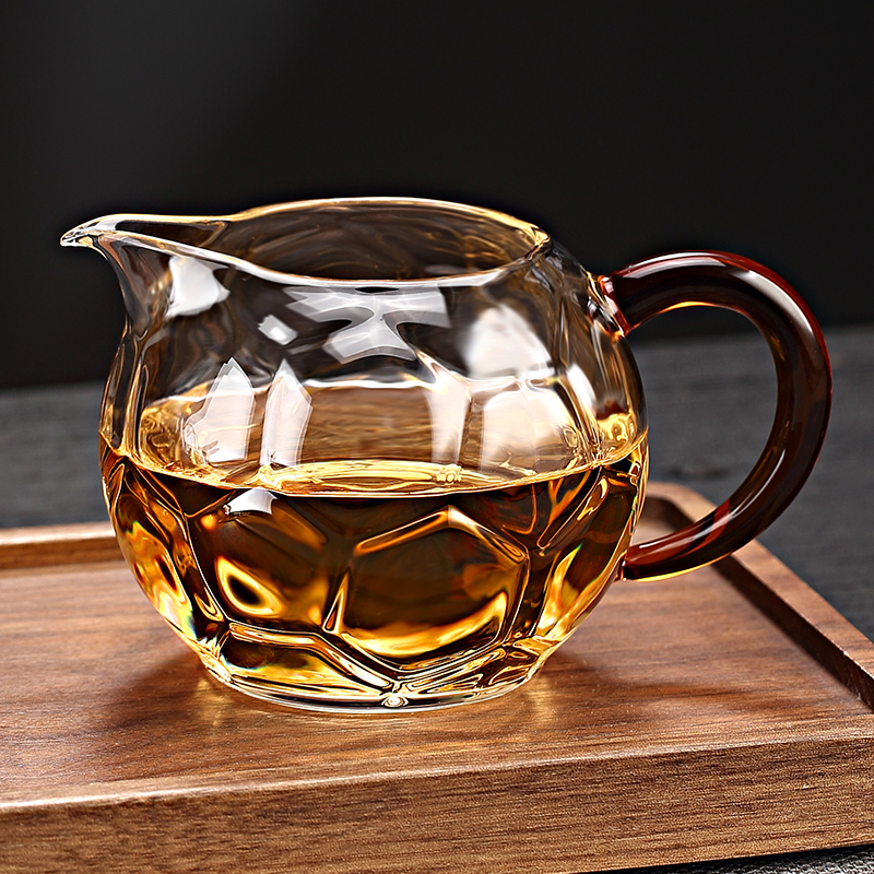 冠发新款高档玻璃公道杯日式