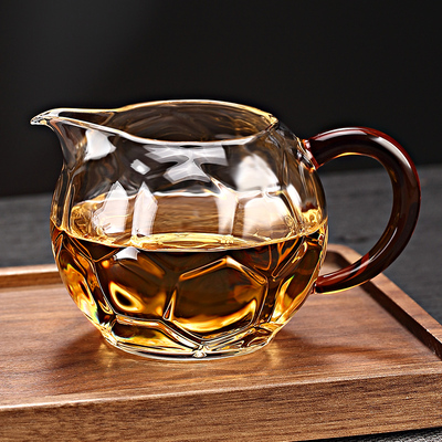 冠发新款高档玻璃公道杯日式