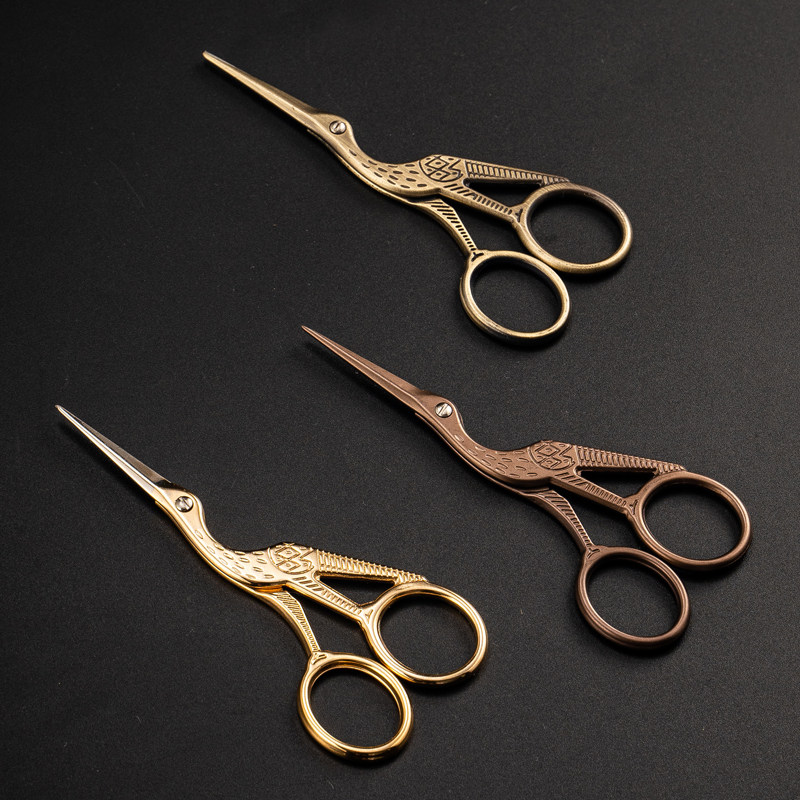 中式复古家用鹤形剪刀手工剪纸小号不锈钢茶叶袋包装茶剪茶具配件,餐饮具,茶道/零配,淘宝优惠券,粉丝福利购,淘宝优惠卷