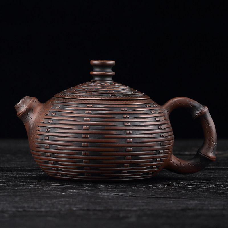 云南建水紫陶茶壶西施壶高档纯手工功夫茶具泡茶壶家用单壶名家壶