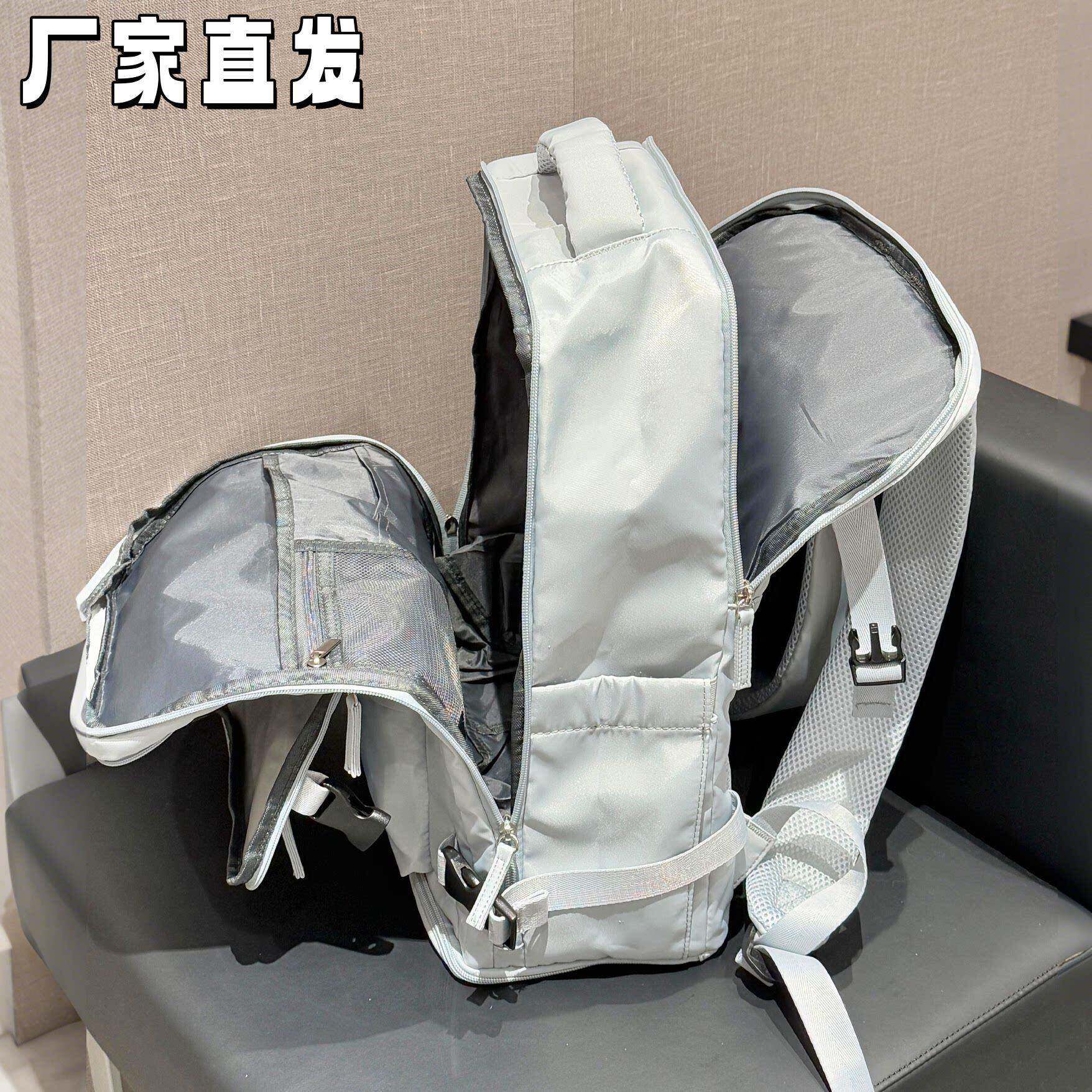 大容量背包高颜值笔记本双肩包旅行放假出差行李包防水登机包新款