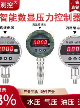 FD100XB 数显 数字电接点压力表 上下限输出 4~20mA RS485压力表