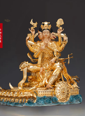 铜中式摆件家用佛堂装饰