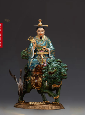 骏澜斋铜太乙救苦天尊家居摆件佛具用品大全神像摆件佛具用品全套