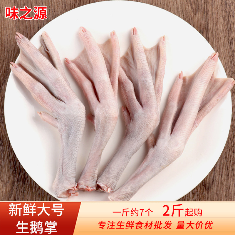新鲜大鹅掌10斤农家散养大白鹅爪大鹅脚2斤卤菜冷冻生鲜食材