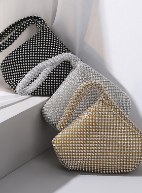 Factory Direct Dinner Bag Handmade Rhinestone Mine Evening B