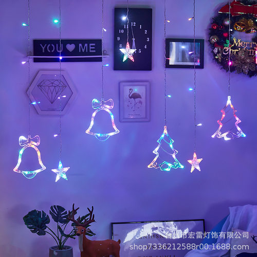Led Curtain Light Christmas Holiday Room Decorative Lights C