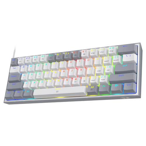 Redragon K617 Fizz 60% Wired RGB Gaming Keyboard, 61 Keys Ho
