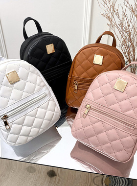 Embroidered Backpack 2025ladies Bags Korean Style Schoolbag