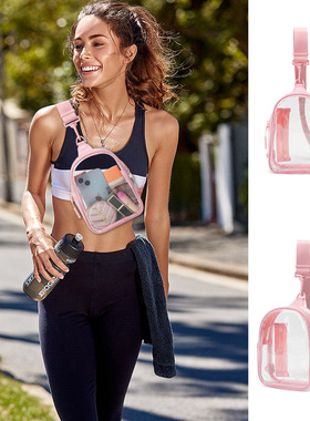Waist Bag Pvc Transparent Waterproof Chest Bag Outdoor Sport