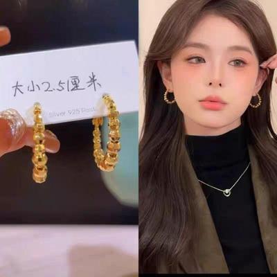 时来运转珠珠耳环轻奢高级感女