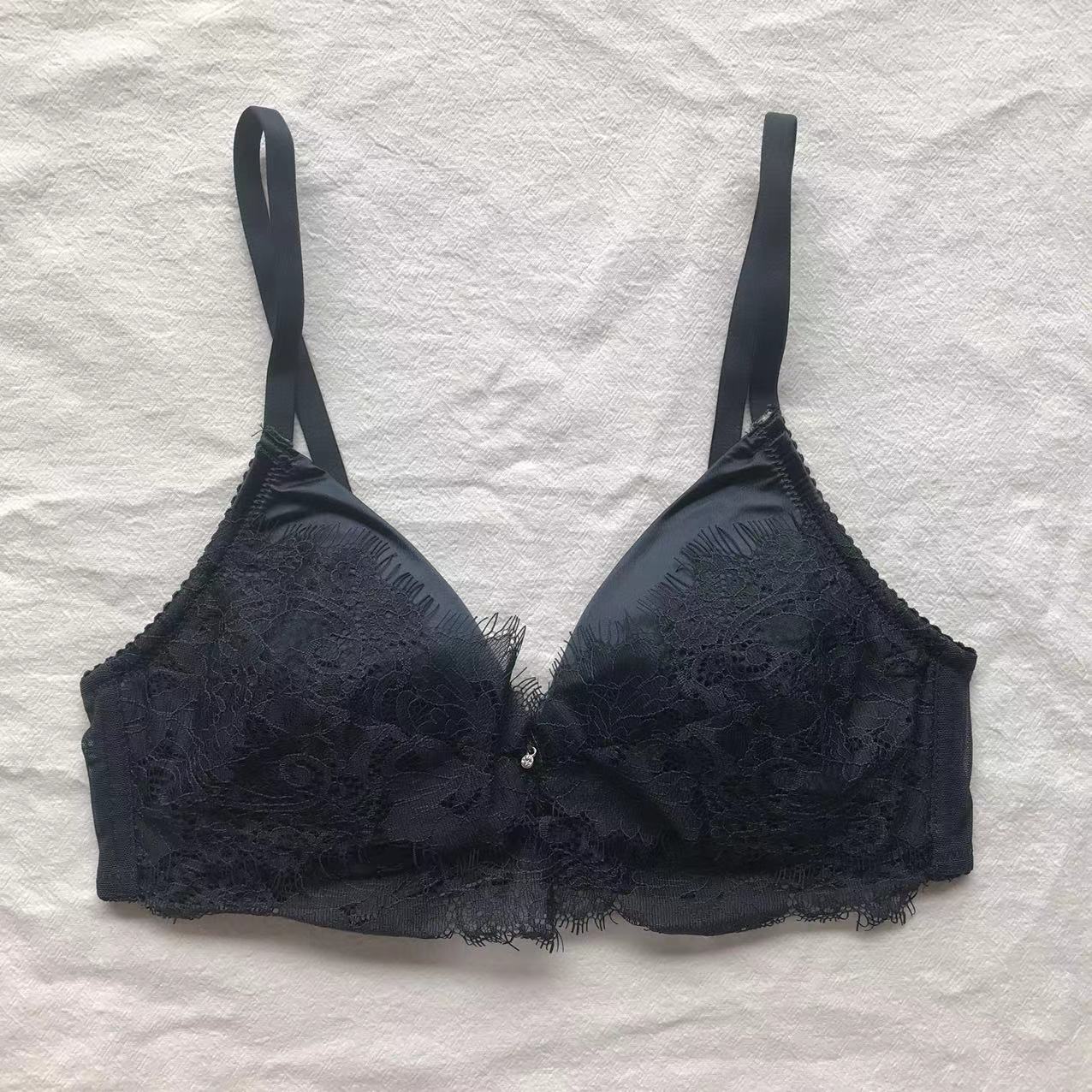 断码特价75A.85A卓衣兰6035夏季少女内衣薄款性感文胸蕾丝无钢圈