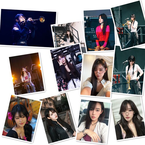 郜一霏周边高清写真照片 小号演奏家 我们的时光