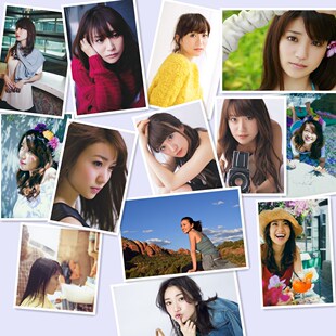 个人高清写真照片相片塑封定制 团体AKB48 Yuko 大岛优子Oshima