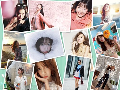 张子影视女演员平面模特个人照片