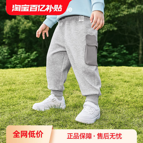 巴拉巴拉balaOne长裤宽松慢跑裤