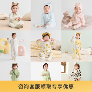 巴拉巴拉新生儿衣服婴儿连体衣宝宝包屁衣哈衣爬服2025款 纯棉舒适
