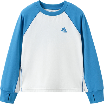 【bp】巴拉巴拉功能运动24秋儿童插肩袖抗皱吸湿速干抗菌长袖T恤