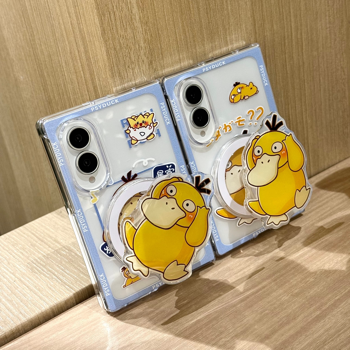 适用于SamsungzFold8Ultra卡通柯达鸭全包硬手机壳zfold7 6 5 4 3透明磁吸折叠保护套