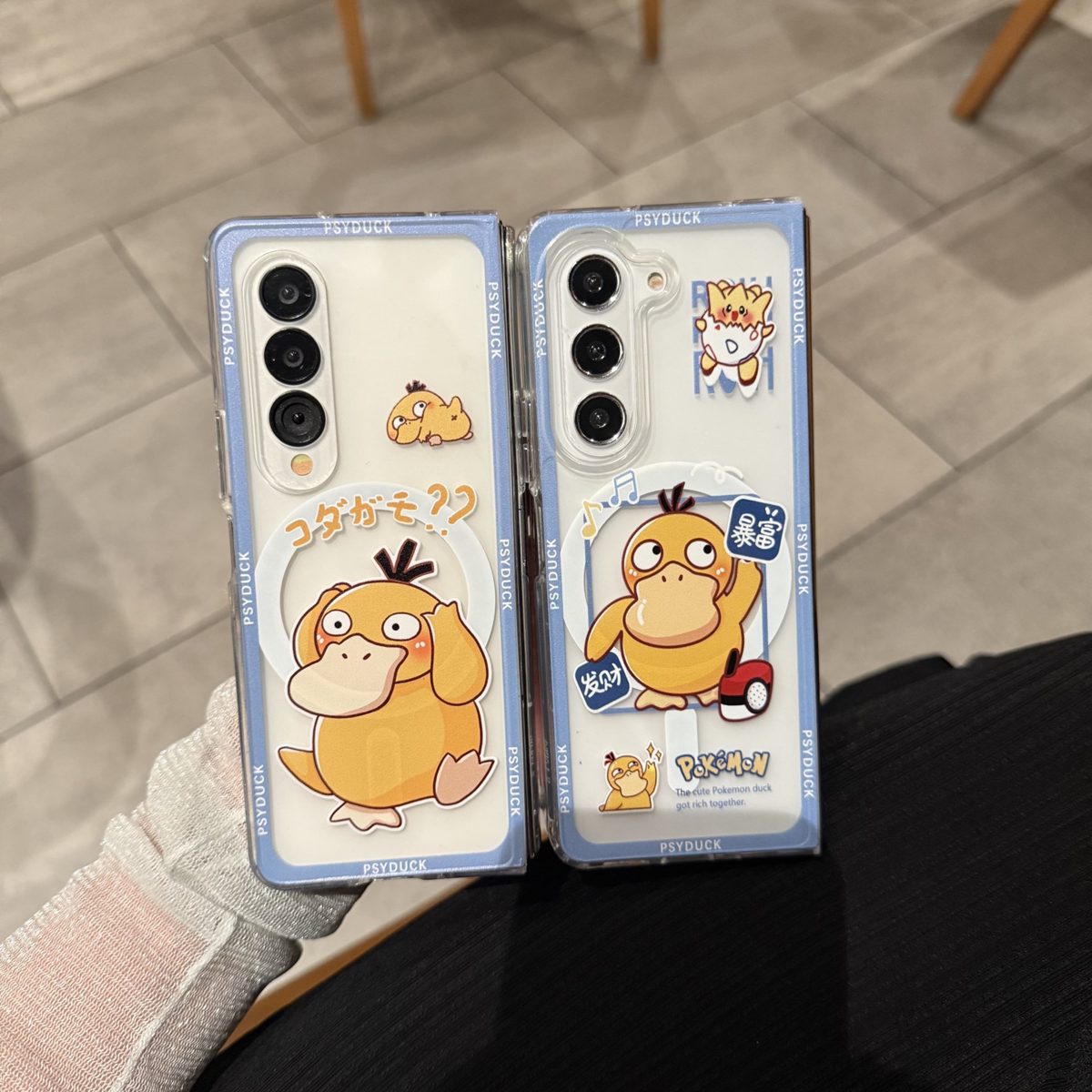 适用于SamsungzFold8Ultra卡通柯达鸭全包硬手机壳zfold7 6 5 4 3透明磁吸折叠保护套