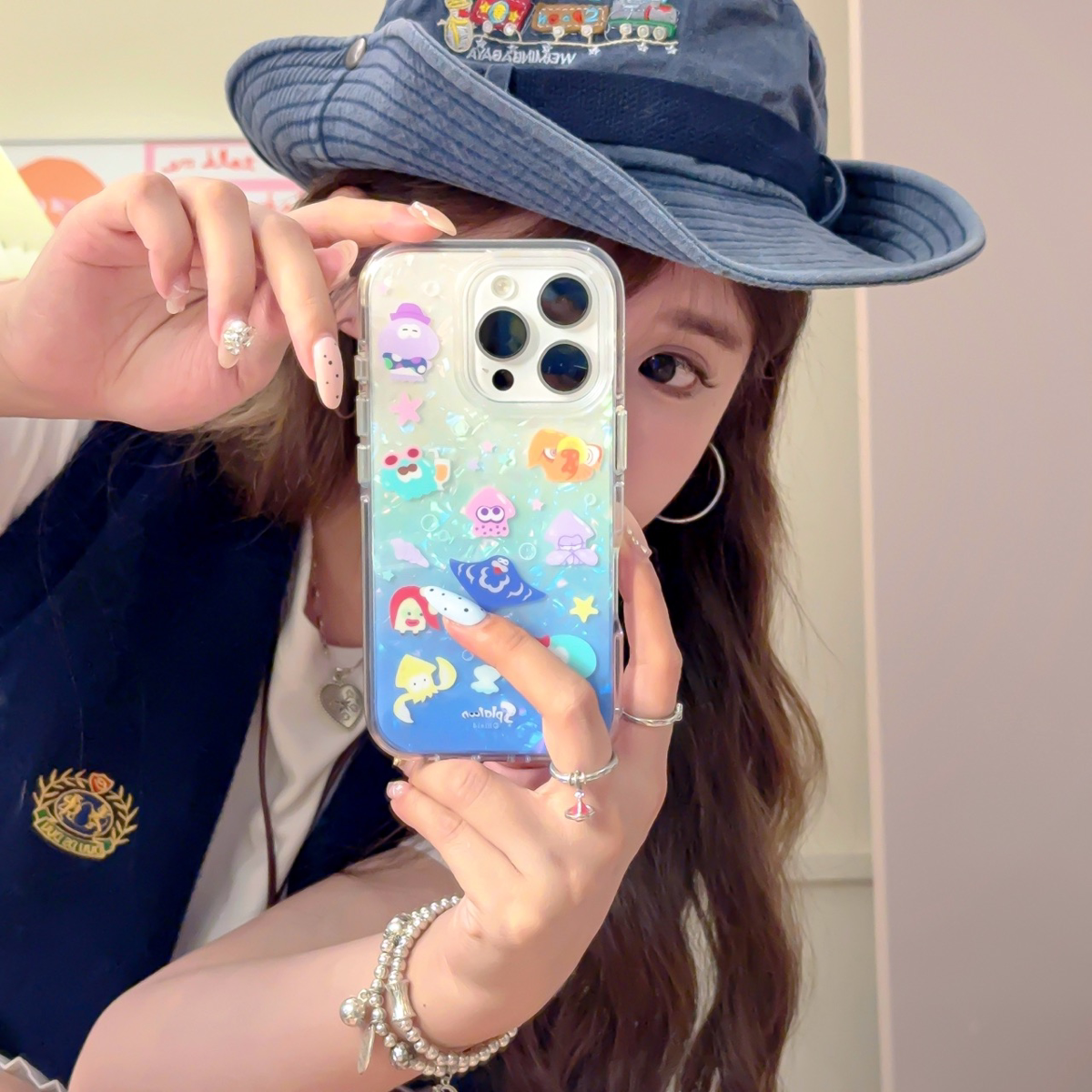 海底魔鬼鱼章鱼小海星适用iphone16promax苹果15pro手机壳新款14创意13全包12promax防摔保护套