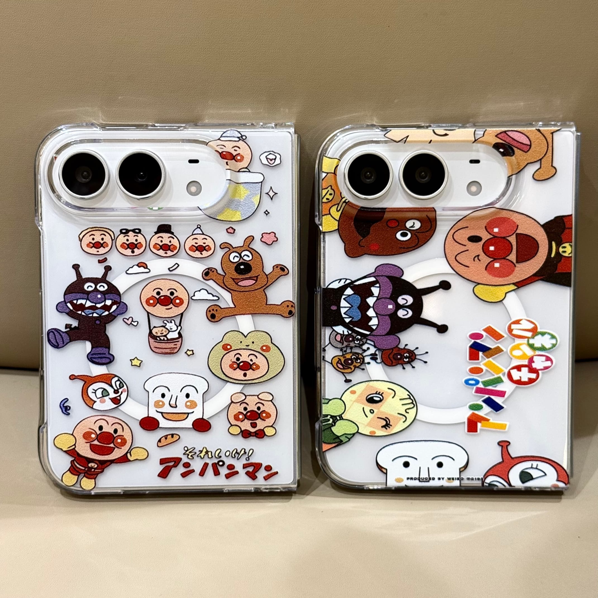 适用于苹果DUO 磁吸折叠屏全包手机外壳 iPhone18DUO ins风面包超人保护套