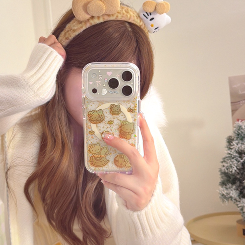 金元宝发财kitty适用于苹果17ProMax手机壳iPhone16Pro小众少女心15简约高级14磁吸MagSafe保护套13