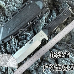 挺进者ATS34钢材高硬度一体龙骨户外野营装备便携式水果刀