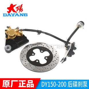 大运摩托车原厂配件DY150 支架 200后碟刹泵总成制动盘制动片安装