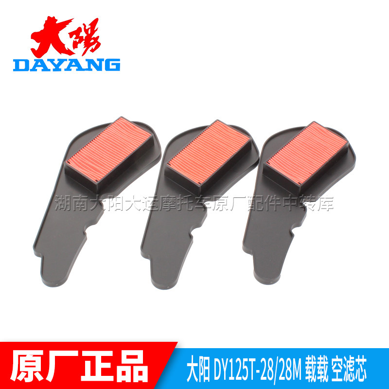 大阳摩托车原厂配件DY125T-28载载空气滤芯纸滤芯空气滤清器空滤