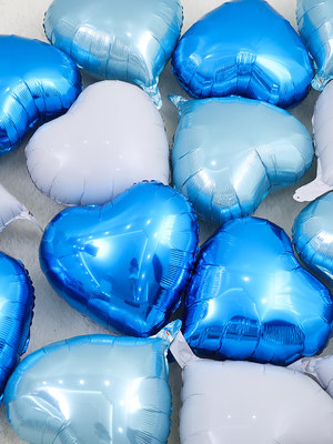 18寸心形铝膜气球情人节告白气球婚庆结婚婚房布置生日装饰用品