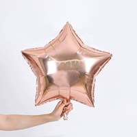 18 -Алюминиевая фольга из розы золотой пентаграммы